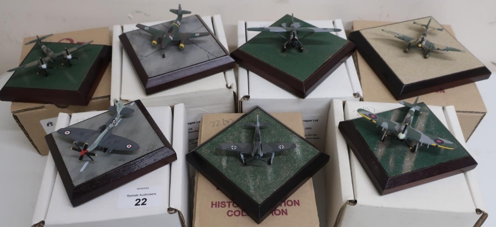 Diverse Images Aircraft Collection hand crafted English pewter model of Seafire FR47804 Squadron