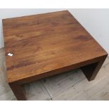 Contemporary design rectangular coffee table (86cm x 85cm x 45cm)