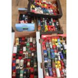 Collection of Lledo, Eeley handguards and other die-cast vehicles, mostly cars, unboxed vehicles