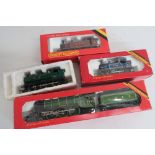 Boxed Hornby OO gauge Flying Scotsman LNER 4472, tank 7178, tank 16440 and tank GWR8751 (4)