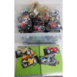Collection of Mega Bike blister packaged models of Motor cycles with booklets