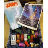 Jaws - The Official Souvenir Brochure, and Star Wars - Official Collectors Edition, quantity of