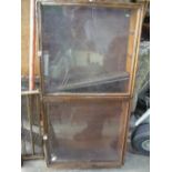 Die-cast model wall mounted display cabinet with six shelves and two glazed doors (90cm x 47cm x