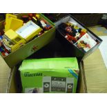 Lego including instructions for set 614, Tonka truck and an Adman Grandstand model 6000 colour video