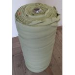 Large roll of Pistachio herring bone pattern upholstery fabric (width 68cm, length 25m)