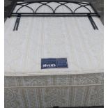 Myers double divan bed with headboard