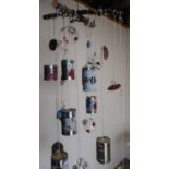 Yorwaste NHS Charity Fundraiser Upcycle Project - Rustic mobile made from cans, plastic bottles and