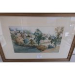 C J Norton "Pickering", watercolour heightened with white, signed and dated C J Norton 1930 (21cm