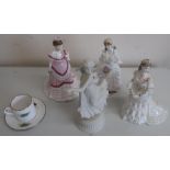 Royal Worcester limited edition figures, "The Village Bride", "Dazzaling Celebration", "First Dance"