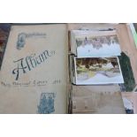Collection of Edwardian and later Post cards, mostly Lake District incl. RP Thirlmere Smash June
