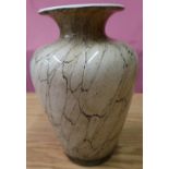 Large studio glassware vase (height 35cm)