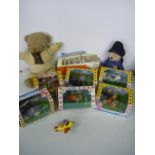 Six Corgi Noddy in Toyland die-cast models (boxed), small Paddington Bear toy, vintage teddy bear,