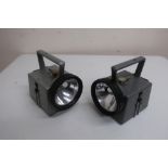 Two NRS battery operated guards lamps No.s 273196 and 281632