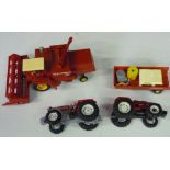 1970s Britains die-cast model of Massey Ferguson 760 Combine harvester, 1980s model 805 Valmet