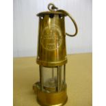 Protector Type 6 brass miners lamp (23cm)