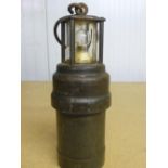 Electric lantern top miners lamp (23cm)