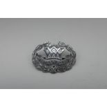 Western Welsh chrome cap badge