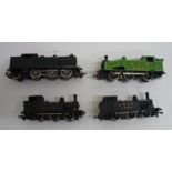 Wren 0-6-2 OO gauge locomotive, two Mainline 0-6-0 black LNER OO gauge locomotive and a Lima 0-6-0