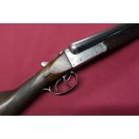 A.Ilsley of St Mary's Road Birmingham 12 bore side by boxlock ejector shotgun with 28" barrel,