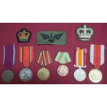 Selection of unofficial and foreign medals including armed forces of Nigeria, and a small