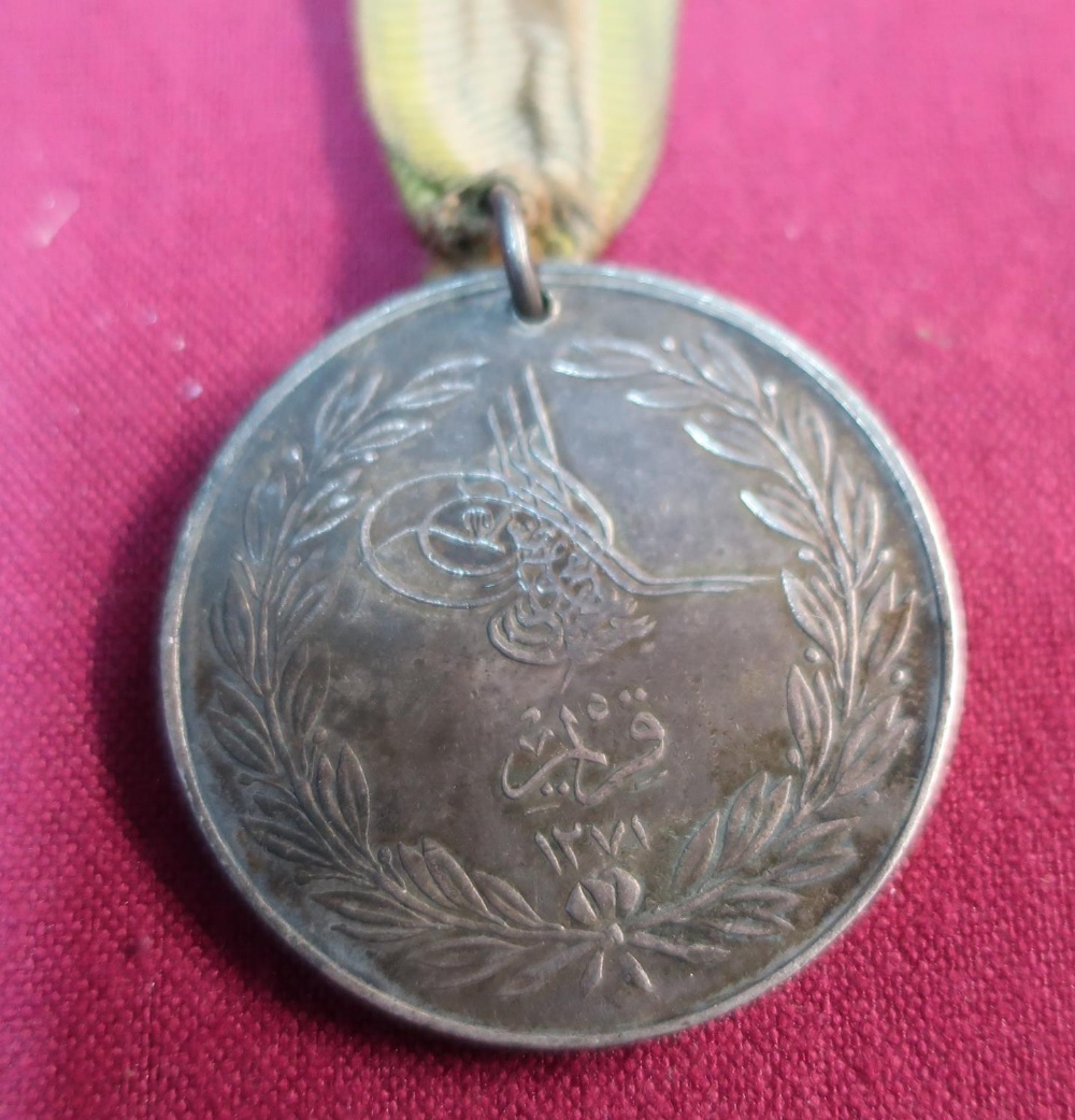 Turkish Crimea medal Sardinia version (unnamed) - Image 2 of 2