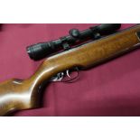 Weihrauch D-97643 HW57 .177 under lever air rifle with Hawke 4x32 scope