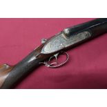 Aya 12B sidelock ejector shotgun with 26 inch (bulged) barrels, serial no. 487191 (RFD only)