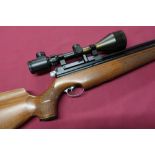 Air Arms S 410 classic .22 CS air rifle with NStar 312x56 066647 scope with moderator