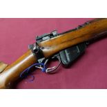 Enfield NO4 MK2 .303 bolt action rifle with additional cheek piece serial number 23923 (Section 1