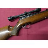 BSA Airsporter .22 under lever air rifle with Nikko Stirlng tiara 4x28 scope