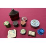 Early 20th C Moebuis & Son "Ragoon Oil", special refined gun oil tin and a collection of vintage and