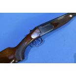 Lanber 12 bore over and under single trigger ejector shotgun with 26 inch barrels, serial no.