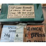 Case of 250 VIP Eley Game Bismuth fibre wad 12 bore 28/5 2 1/2 inch shotgun cartridges (shotgun