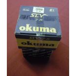 Boxed as new Okuma SLV78 fly fishing reel with spool