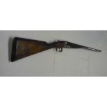 C. Hall of Knaresborough 12 bore side by side ejector shotgun with 28 inch Westley Richards sleeved