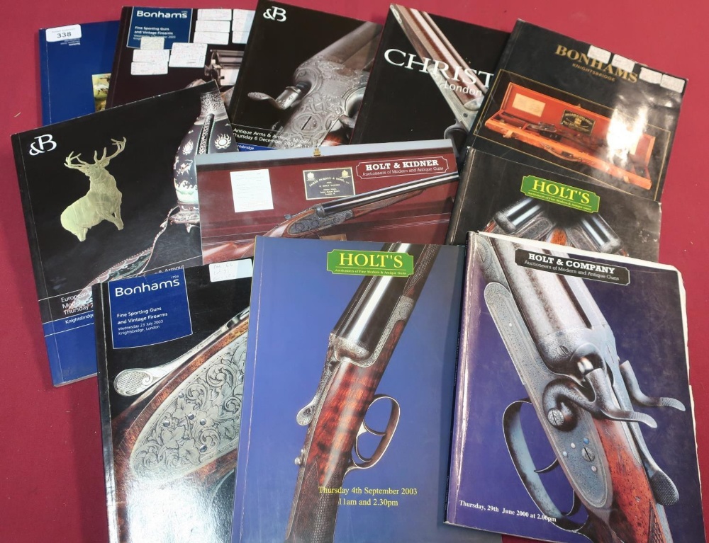 Large selection of various assorted catalogues including Bonhams, Holts etc