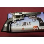 Boxed as new Colt "John Wayne Duke" C02 .177 single action historic BB revolver