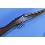 Sabel 12 bore side by side shotgun with 28 inch barrels, serial no. 92534 (shotgun certificate requi