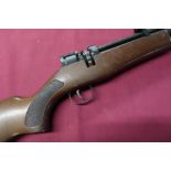 Vintage .22 under lever air rifle with magazine