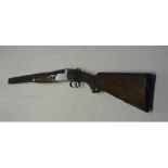 Contenta 12 bore over & under shotgun with 27 1/2 inch barrels and 14 1/4 inch pistol grip stock,