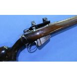 Enfield Sporterise .303 bolt action rifle, fitted with Weaver scope mounts, serial no. T34919 (