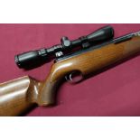 Air-Arms TX200 .22 under lever air rifle with pistol grip stock and Hawke 3-9x40 reflex scope and