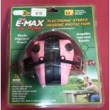 As new ex shop stock Cladwell electronic ear defenders in pink