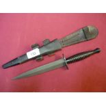 Fairbairn-Sykes style dagger, made by R Cooper of Sheffield, the American market with double edged