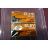 100 round of Eley Club .22RF long rifle ammunition (2x50) (section 1 certificate required)