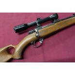 Husqvarna 30.06 bolt action rifle with Hensoldt 4 x 32 scope QD mounts serial number 176529 (Section