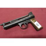 Webley & Scott MKI .177 air pistol no.25833
