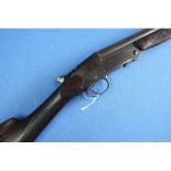 Top leave hammer-less .410 single barrel shotgun by Halliday London with 26 1/2 inch barrel, serial