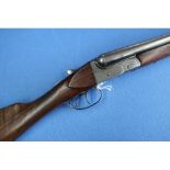 12 bore BSA side by side shotgun with 26 inch barrels, serial no. 14436 (shotgun certificate