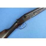 BSA 12 bore side by side shotgun with 30 inch barrels, serial no. 14129 (shotgun certificate requir